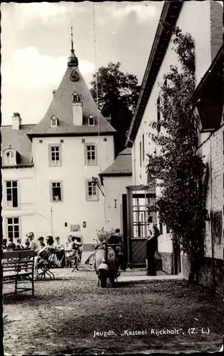 Ak Rijckholt Limburg Niederlande, Jeugdhotel, Kasteel Rijckholt, Roller