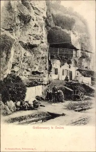 Ak Geulhem Valkenburg aan de Geul Limburg Niederlande, Grotbewoners