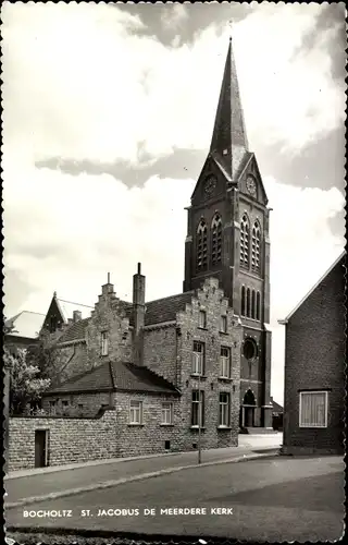 Ak Bocholtz Limburg Niederlande, St. Jacobus de Meerdere Kerk