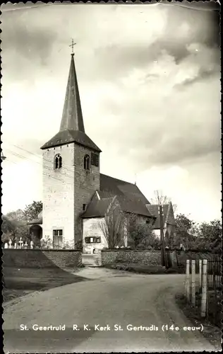 Ak Sint Geertruid Limburg Niederlande, R. K. Kerk St. Gertrudis