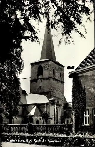 Ak Valkenburg Limburg Niederlande, R. K. Kerk St. Nicolaas