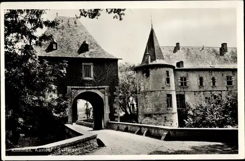 AK Klimmen Limburg Niederlande, Kasteel Rivieren, Torbogen, Brücke