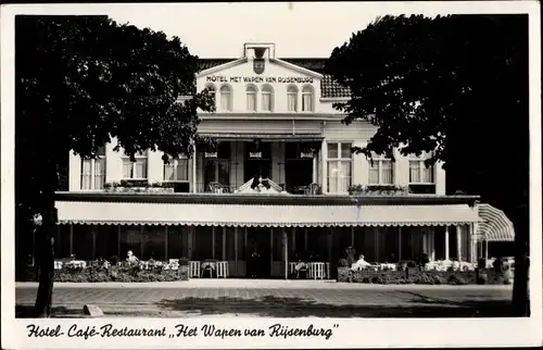 Ak Driebergen Rijsenburg Utrecht Niederlande, Hotel-Cafe-Restaurant Het Wapen van Rijsenburg