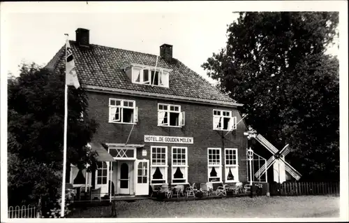 Ak Rossum Maasdriel Gelderland, Hotel de Gouden Molen