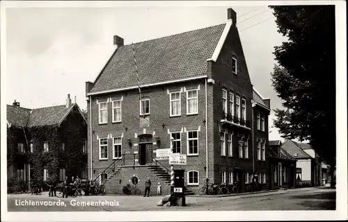 Ak Lichtenvoorde Gelderland, Gemeentehuis