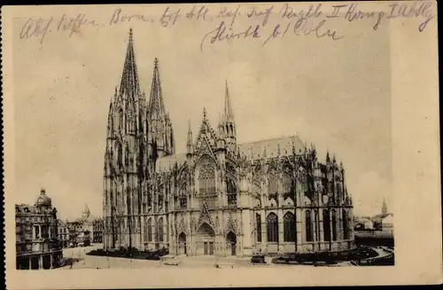 Ak Köln am Rhein, Dom, Südseite