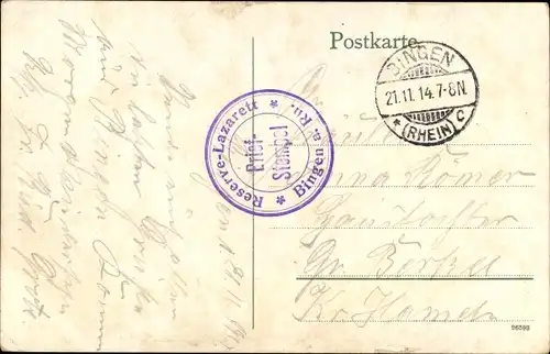 Ak Rüdesheim am Rhein, Niederwald Nationaldenkmal