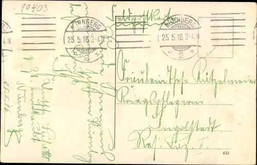 Ak Nürnberg in Mittelfranken, Burgeingang