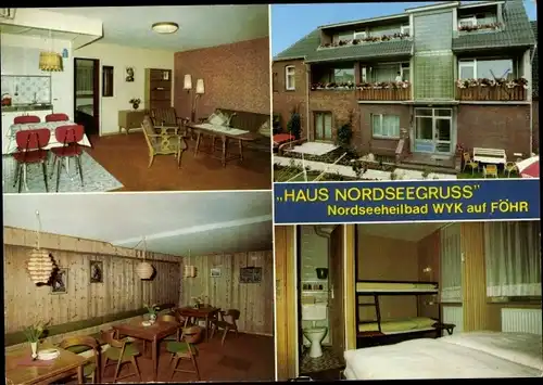 Ak Wyk auf Föhr Nordfriesland, Haus Nordseegruss, Inh. G. Schau, Johannesstraße 7