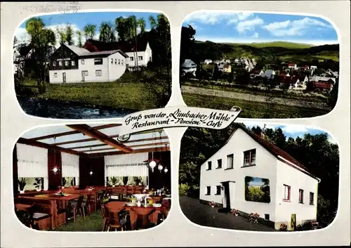 Ak Limbach im Westerwald, Restaurant Pension Cafe Zur Limbacher Mühle