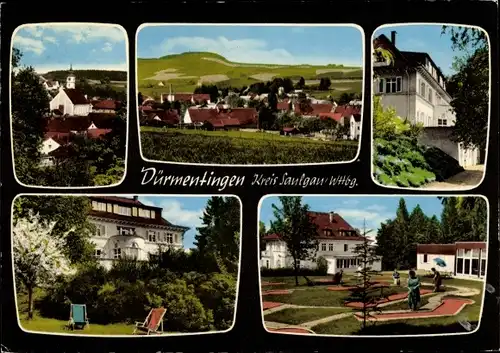 Ak Dürmentingen in Württemberg, Panorama, Ortsansichten, Minigolfplatz