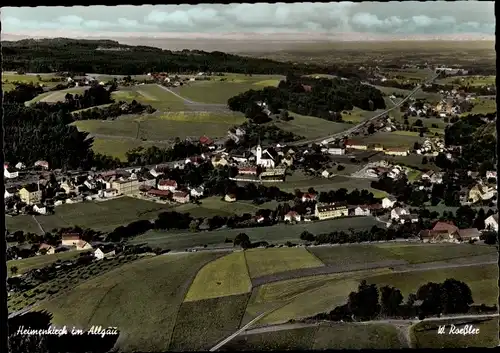 Ak Heimenkirch im Allgäu, Luftaufnahme