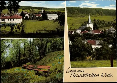 Ak Neunkirchen im Westerwald, Ortsansichten, Gemischtwaren Lothar Kunz