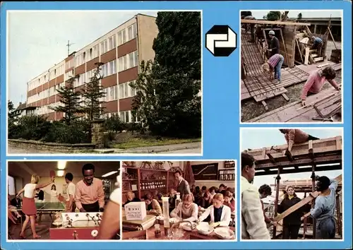 Ak Bergeborbeck Essen im Ruhrgebiet, Ausbildungszentrum der Bauindustrie, Klassenraum, Baustelle