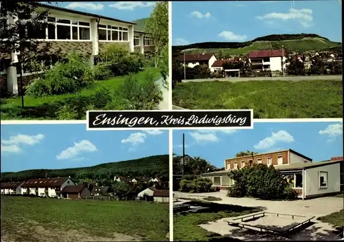 Ak Ensingen Vaihingen an der Enz, Teilansichten Gebäude
