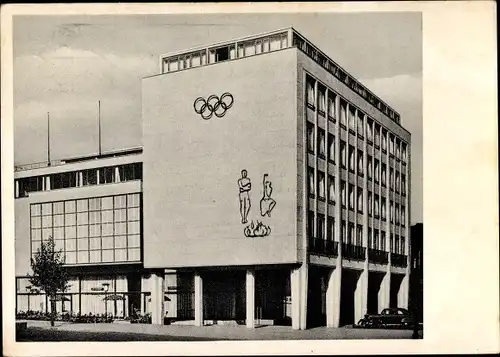 Ak Hamburg Eimsbüttel Schlump, Gaststätten im Haus des Sports, Schänke, Weinstube, Kegelbahnen