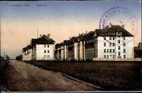 Ak Düren im Rheinland, Kaserne