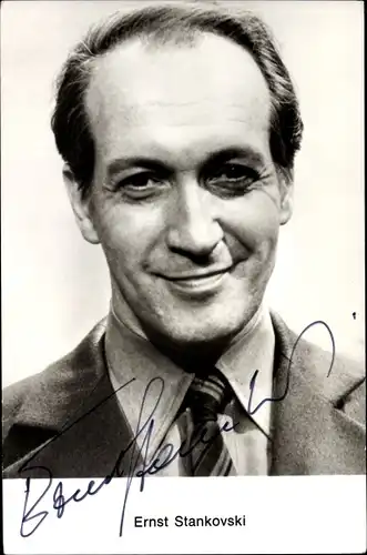Ak Schauspieler Ernst Stankovski, Portrait, Autogramm