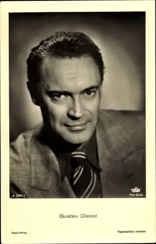 Ak Schauspieler Gustav Diessl, Portrait