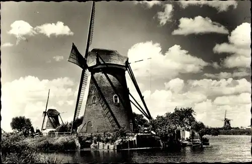 Ak Kinderdijk Molenwaard Südholland Niederlande, Hollandse Molens