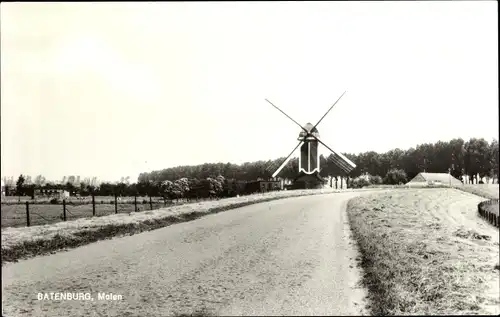 Ak Batenburg Wijchen Gelderland, Molen