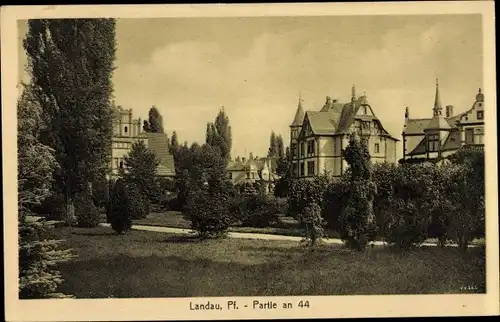 Ak Landau in der Pfalz, Partie an 44
