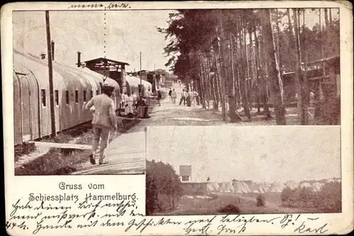 Ak Hammelburg in Unterfranken Bayern, Schießplatz