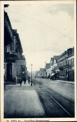 Ak Kehl am Rhein, Hauptstraße