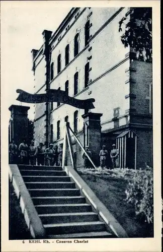 Ak Kehl am Rhein, Caserne Charlet