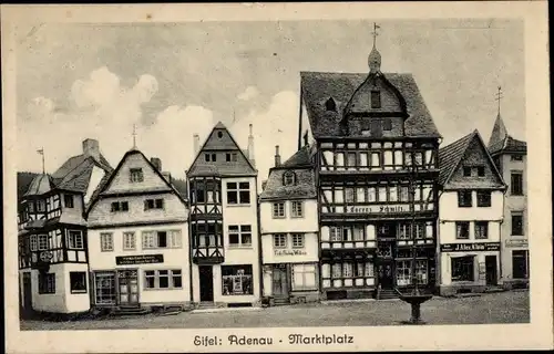 Ak Adenau in der Eifel, Marktplatz