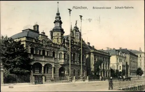 Ak München, Brienerstraße, Schack-Galerie