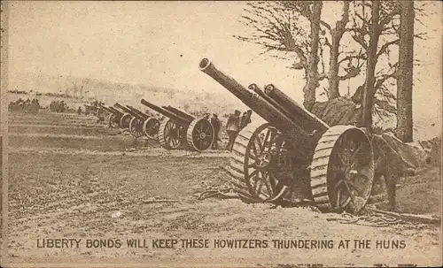 Ak USA, Liberty Bonds will keep these Howitzers tundering at the Huns