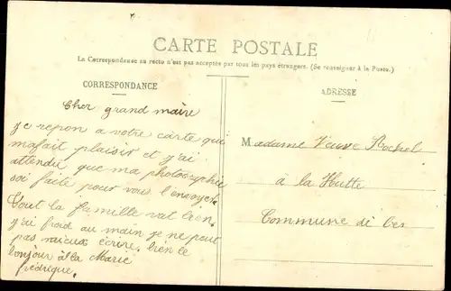 Ak Senones Lothringen Vosges, Rue des Ecoles, Societe Generale