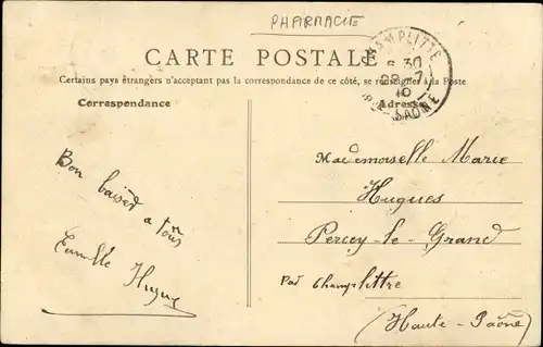 Ak Le Thillot Lothringen Vosges, Rue d'Alsace, Pharmacie L. Andre