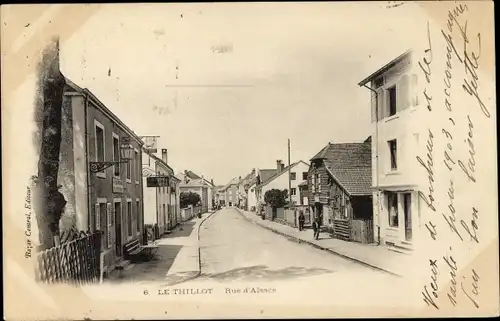 Ak Le Thillot Lothringen Vosges, Rue d'Alsace