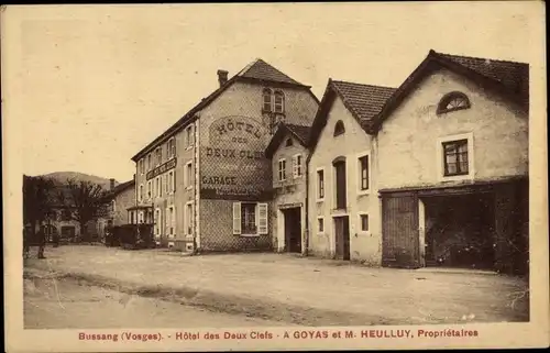 Ak Bussang Lothringen Vosges, Hotel des Deux Clefs