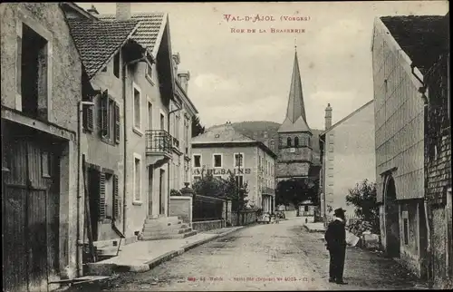 Ak Val d'Ajol Lothringen Vosges, Rue de la Brasserie