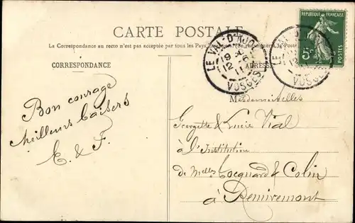 Ak Le Val d'Ajol Lothringen Vosges, La Grande Rue