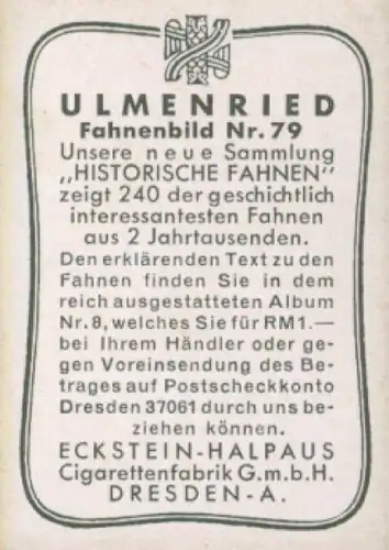 Sammelbild Ulmenried Fahnenbild Nr. 79, Banner des Christusordens