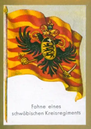 Sammelbild Ulmenried Fahnenbild Nr. 86, Fahne eines schwäbischen Kreisregiments