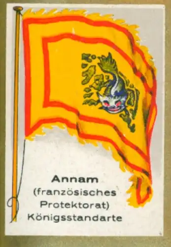 Sammelbild Ulmenried Fahnenbild Nr. 228, Annam, Königsstandarte