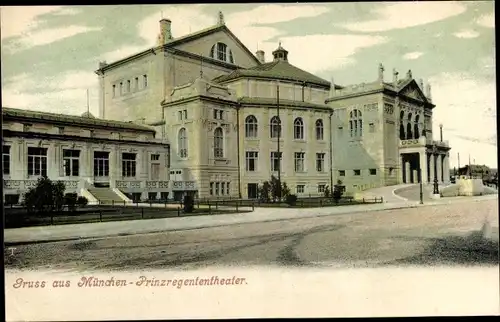 Ak Bogenhausen München, Prinzregententheater