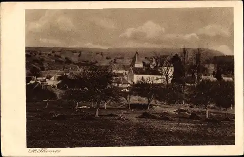 Ak Sankt Thomas in der Eifel, Panorama