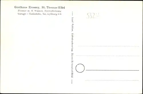 Ak St. Thomas in der Eifel, Ehemaliges Zisterzienserinnen Kloster