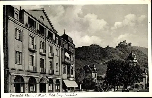 Ak Bernkastel Kues an der Mosel, Hotel Burg Landshut