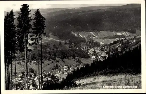 Ak Katzhütte im Schwarzatal, Panorama