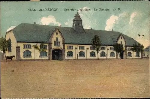 Ak Mainz am Rhein, Mayence, Quartier Degoutte, Le Garage