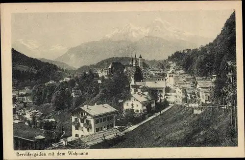 Ak Berchtesgaden in Oberbayern, Watzmann, Panorama