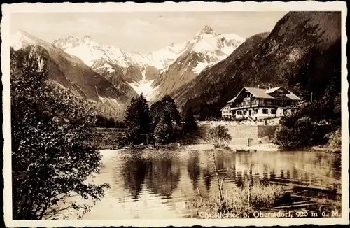 Ak Oberstdorf im Oberallgäu, Christiessee, Panorama