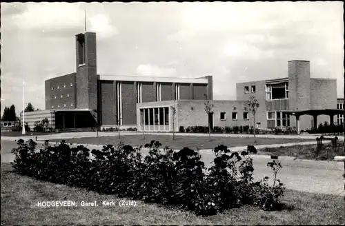 Ak Hoogeveen Drenthe Niederlande, Geref. Kerk